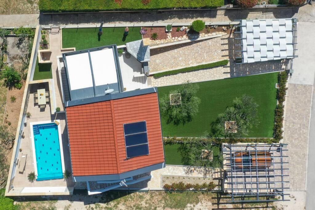 Apartment Vala, 4*, Sea View & Private Heated Pool Pridraga Ngoại thất bức ảnh